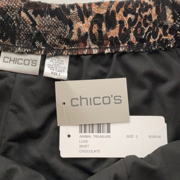 Chico’s Animal Print Maxi Skirt - Picture 6 of 7